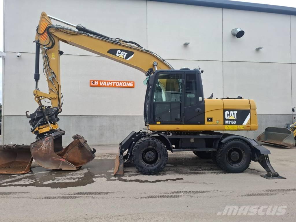 CAT 316D Ratasekskavaatorid