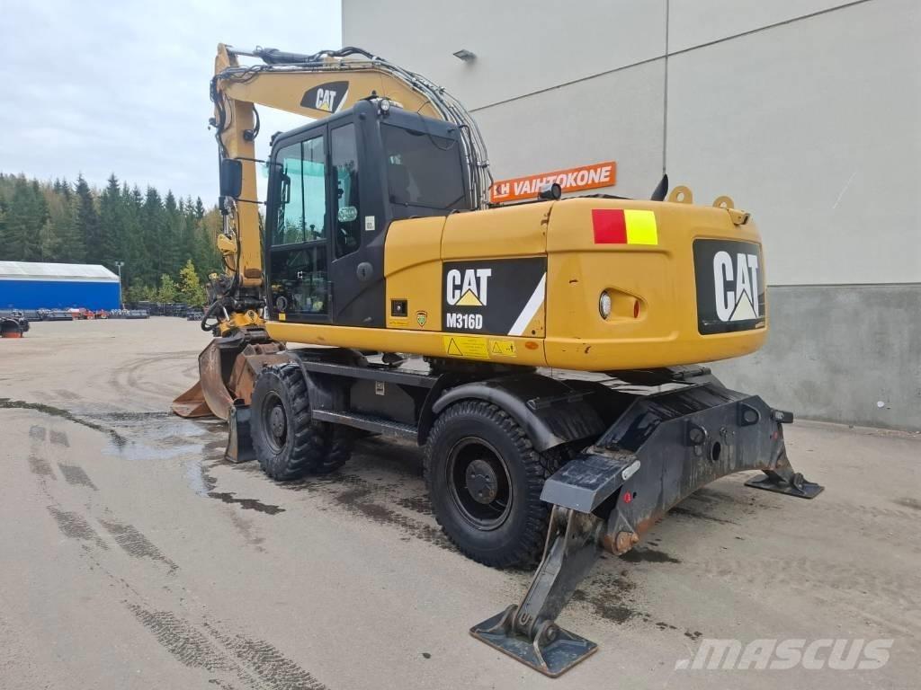 CAT 316D Ratasekskavaatorid