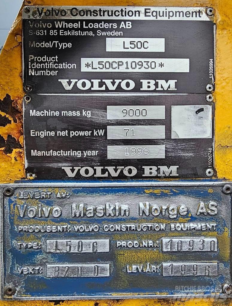 Volvo L 50 C Rataslaadurid