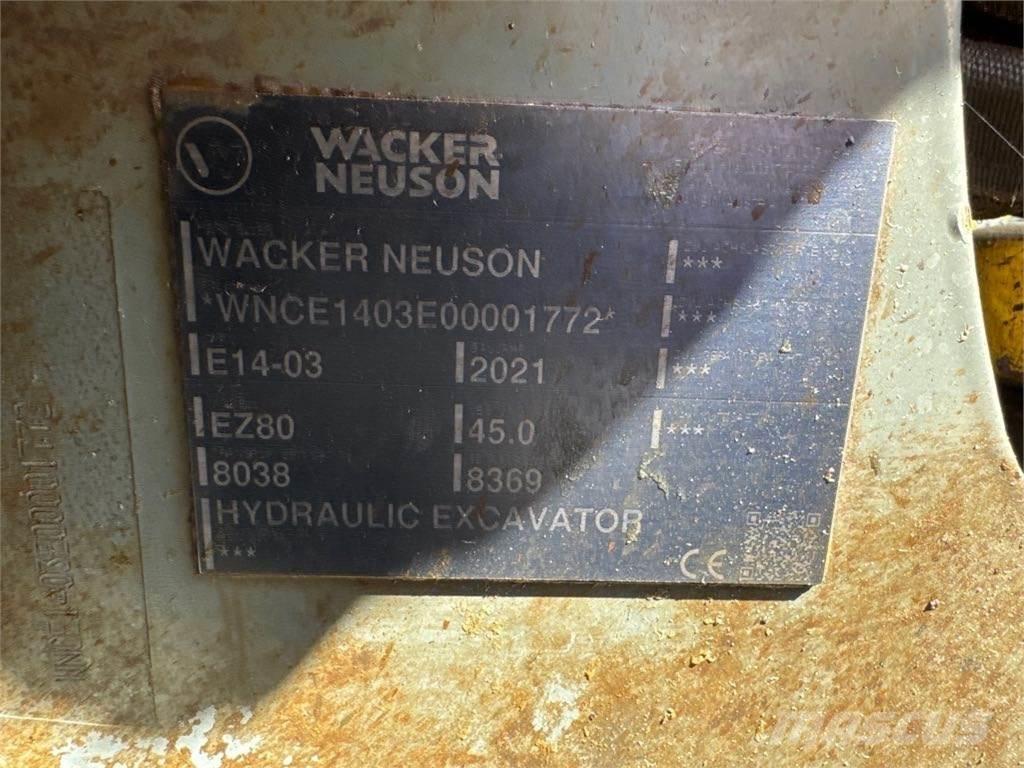 Wacker Neuson EZ80 Roomikekskavaatorid