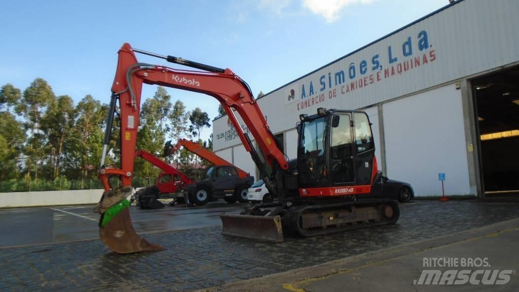 Kubota KX 080-4 Väikeekskavaatorid 7t-12t