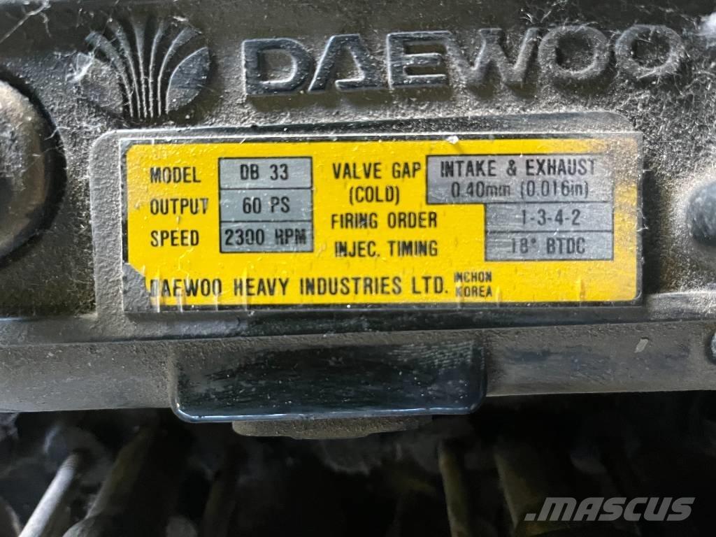 Daewoo DB33A E-0059 Mootorid