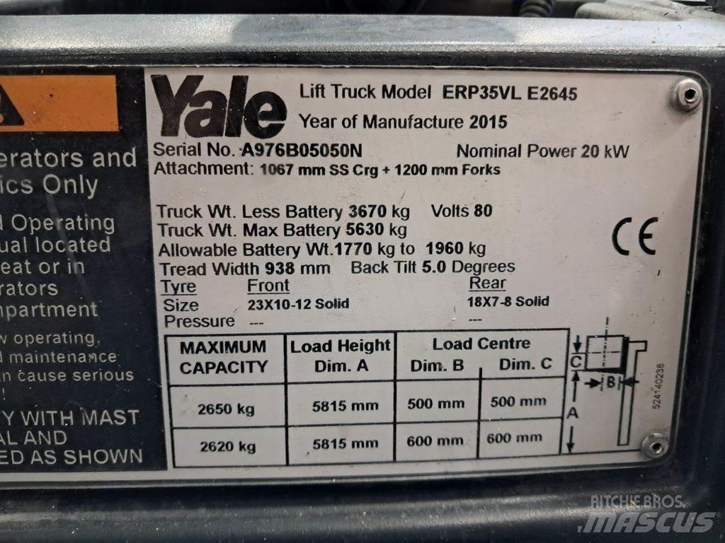 Yale ERP35VL Elektritõstukid