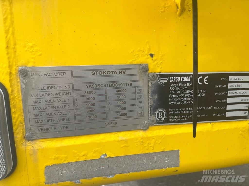 STOKOTA CargoFloor Hakkeveo poolhaagised