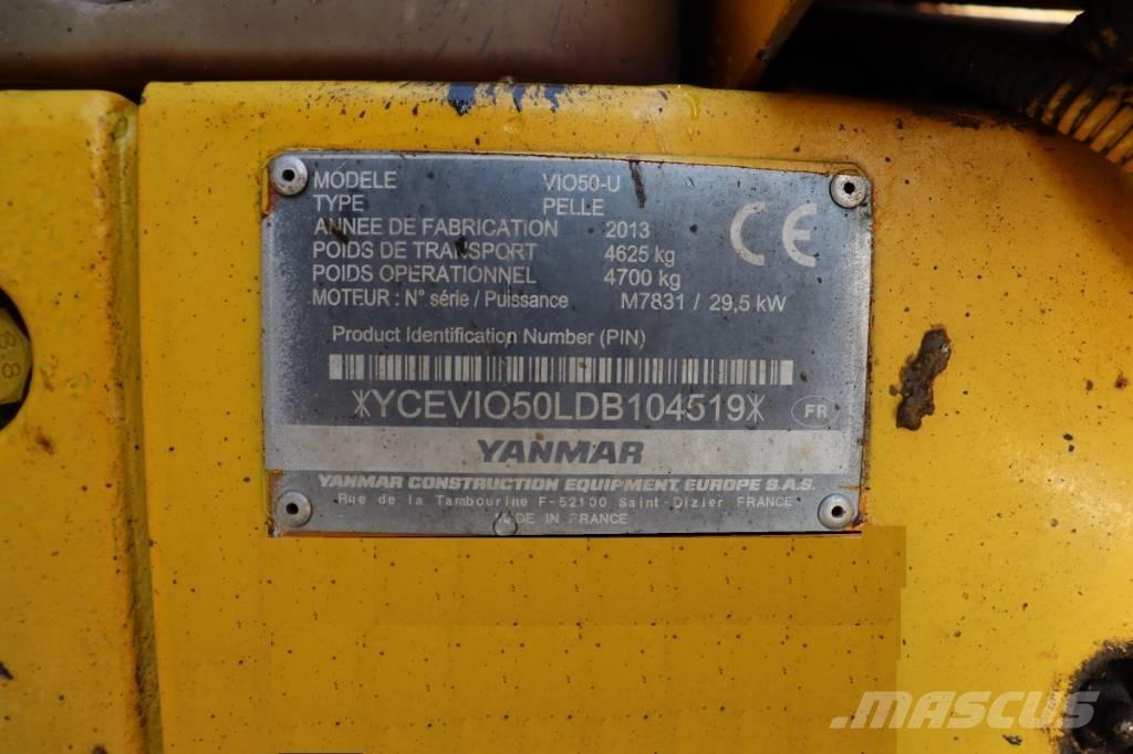 Yanmar Vio 50 U Miniekskavaatorid < 7 t