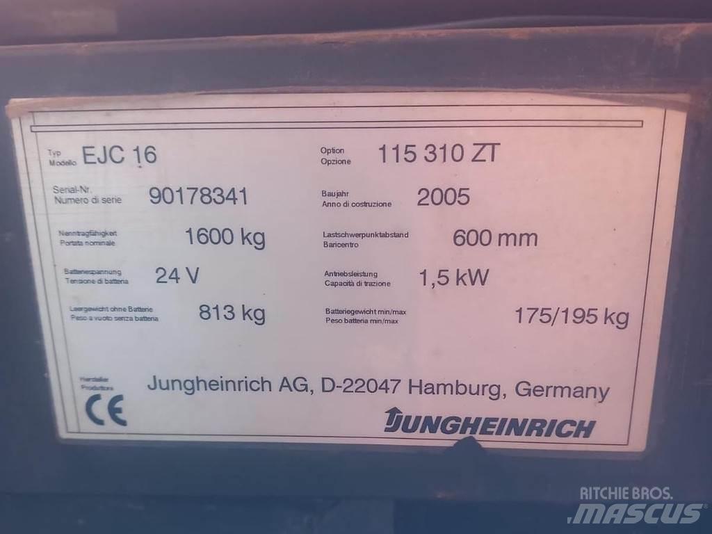 Jungheinrich ECJ16 Kahvelkäru