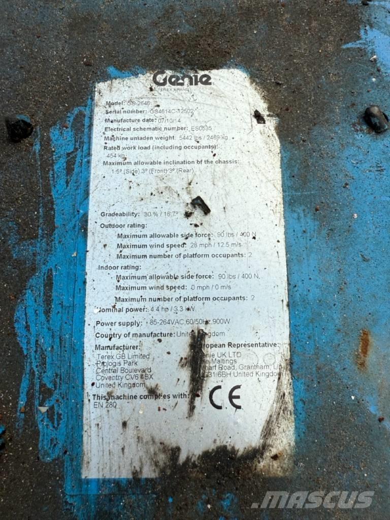 Genie GS2646 Käärtõstukid