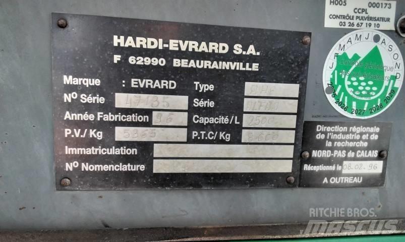 Evrard Alpha 2500 Iseliikuvad pritsid