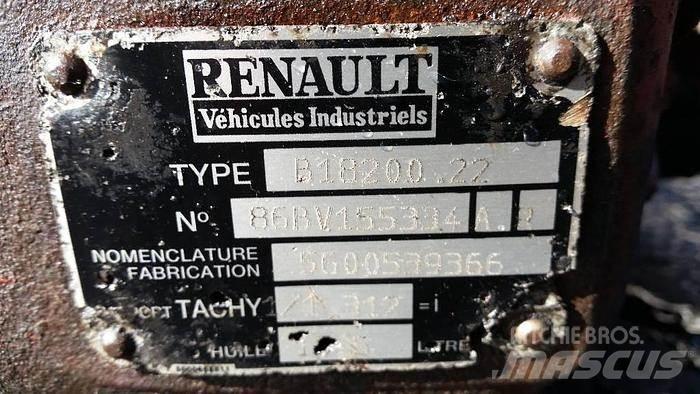 Renault B18200.22 Muud osad