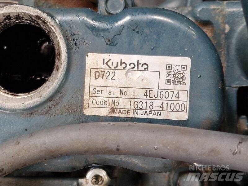 Kubota D722 Mootorid