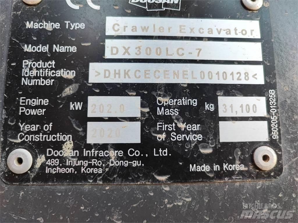 Doosan DX300LC-7 Roomikekskavaatorid