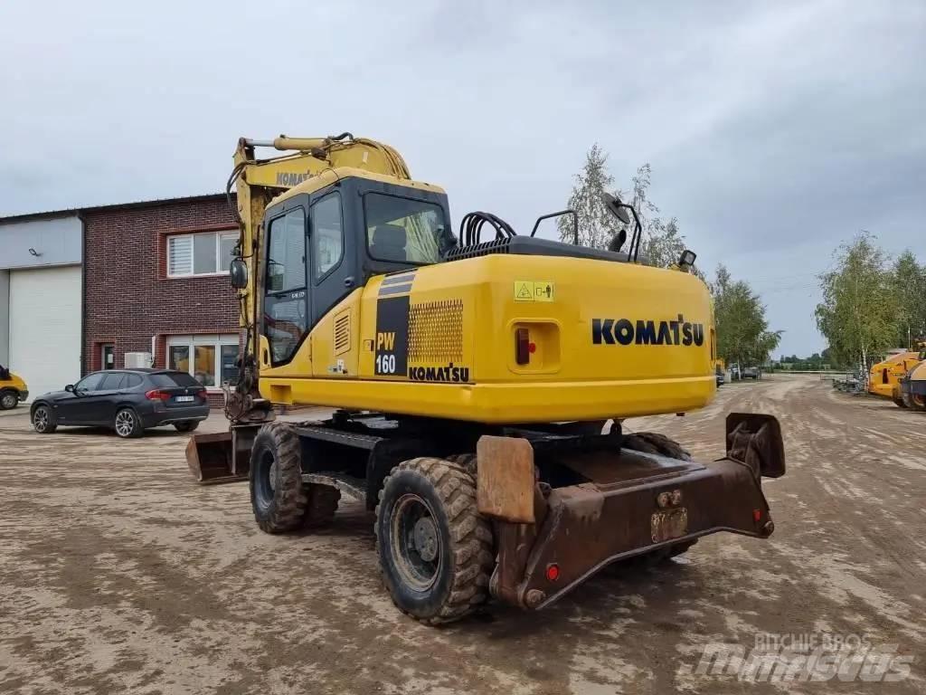 Komatsu PW 160-7 Ratasekskavaatorid