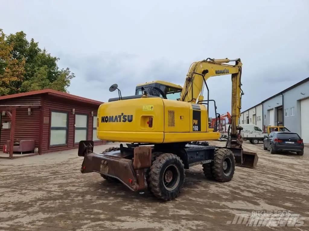 Komatsu PW 160-7 Ratasekskavaatorid