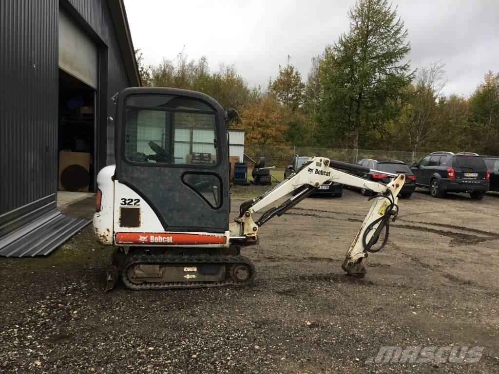 Bobcat 322 G Miniekskavaatorid < 7 t