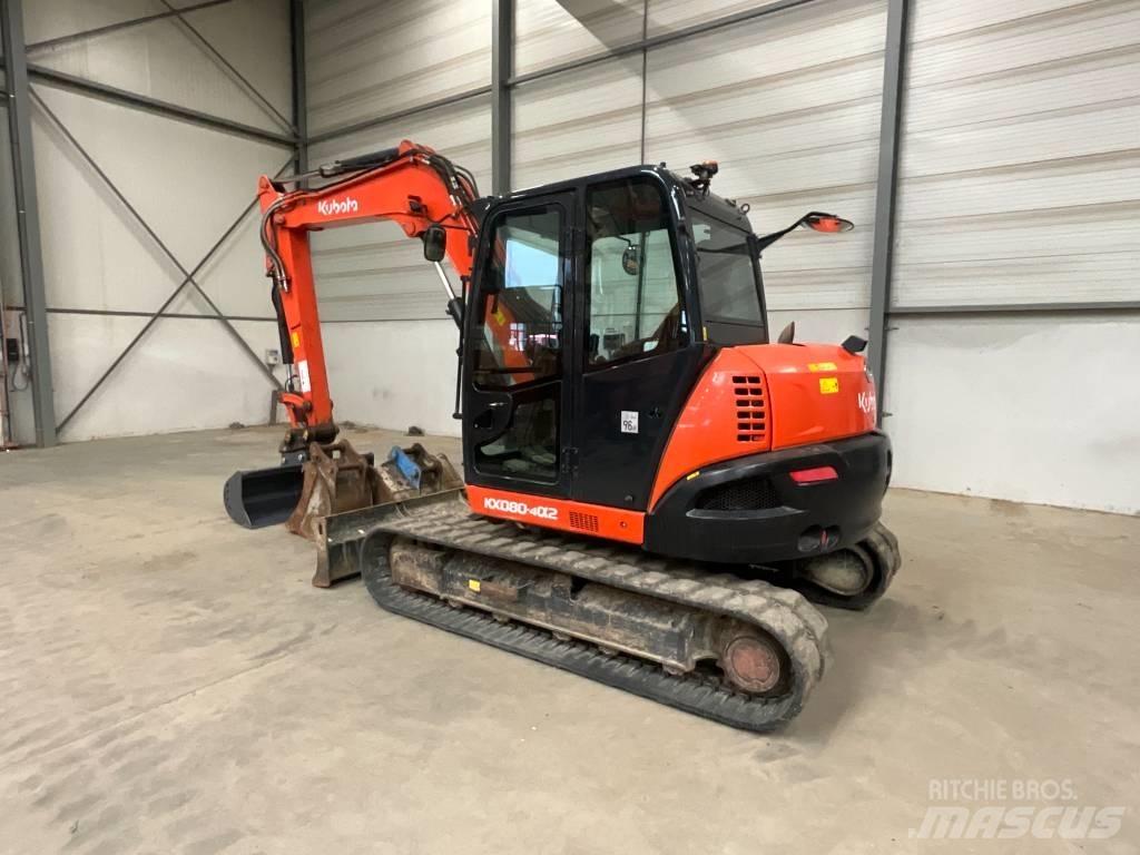 Kubota KX 080-4 A 2 Väikeekskavaatorid 7t-12t
