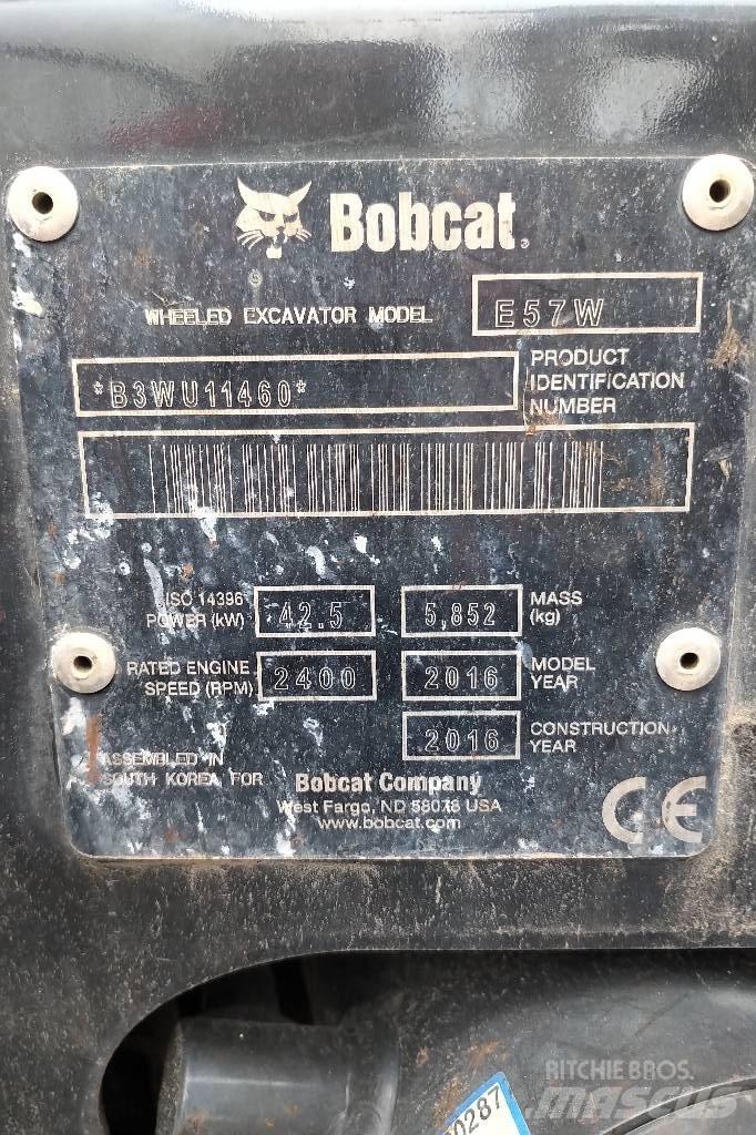 Bobcat W57 Ratasekskavaatorid