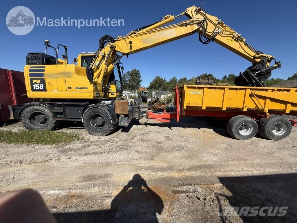 Komatsu PW 158 Ratasekskavaatorid