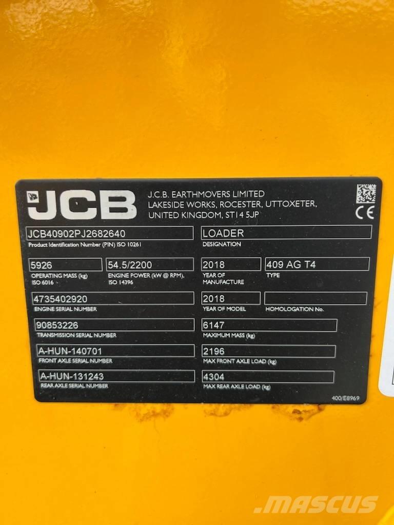 JCB 409 Rataslaadurid