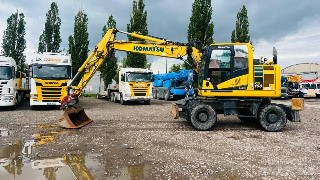 Komatsu PW 158 Ratasekskavaatorid