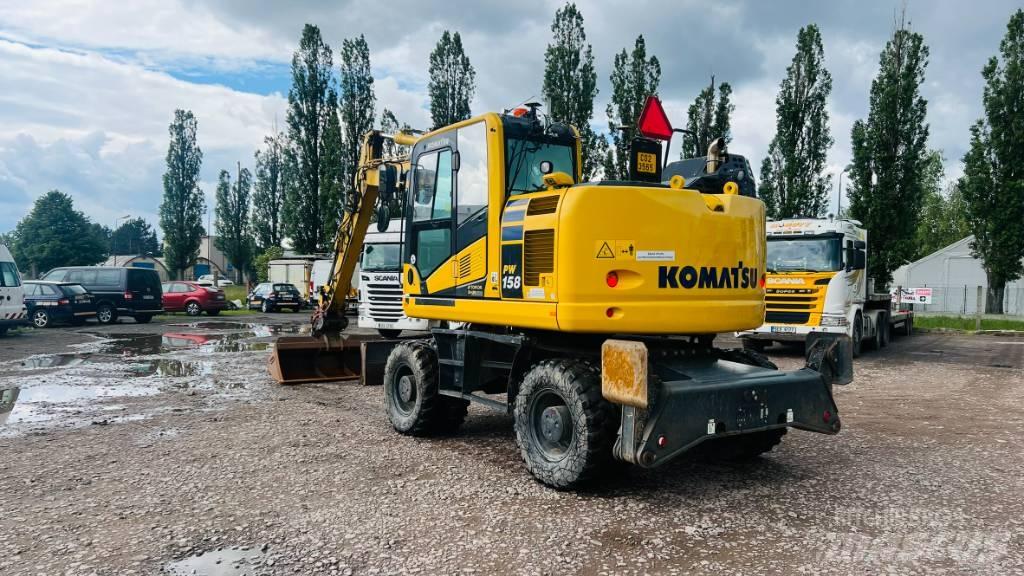 Komatsu PW 158 Ratasekskavaatorid