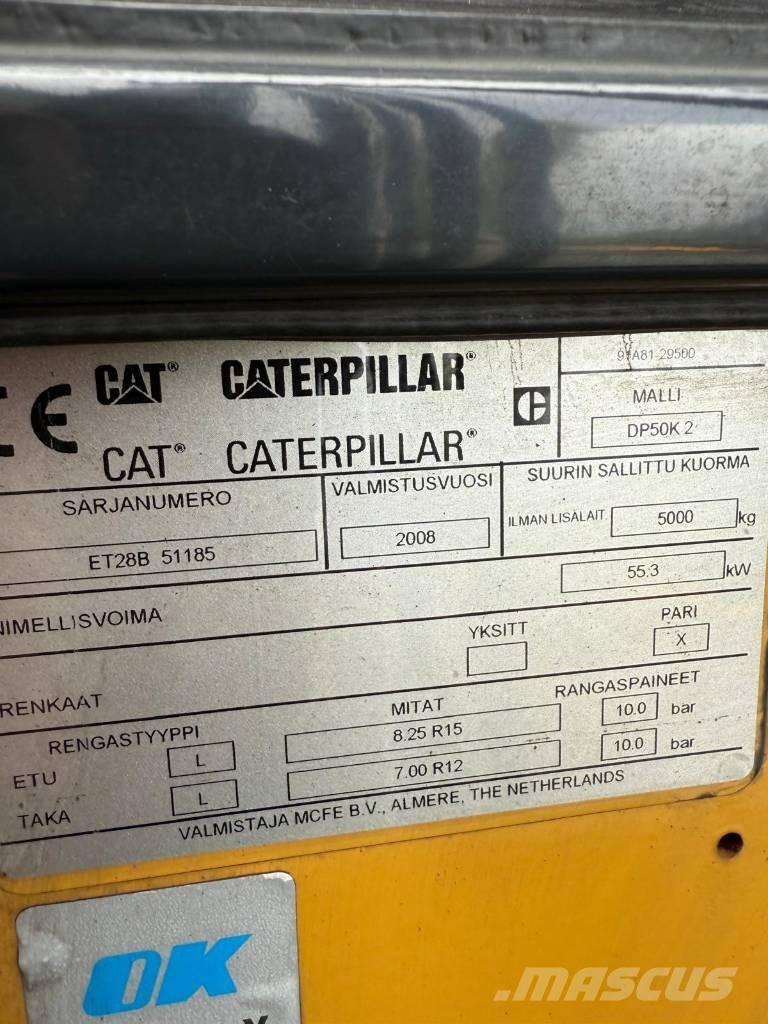 CAT DP50K2 Diiseltõstukid