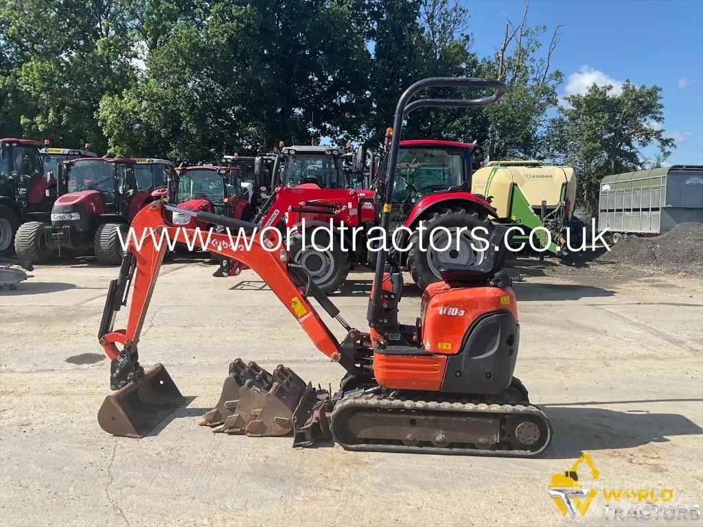 Kubota U 10-3 Miniekskavaatorid < 7 t