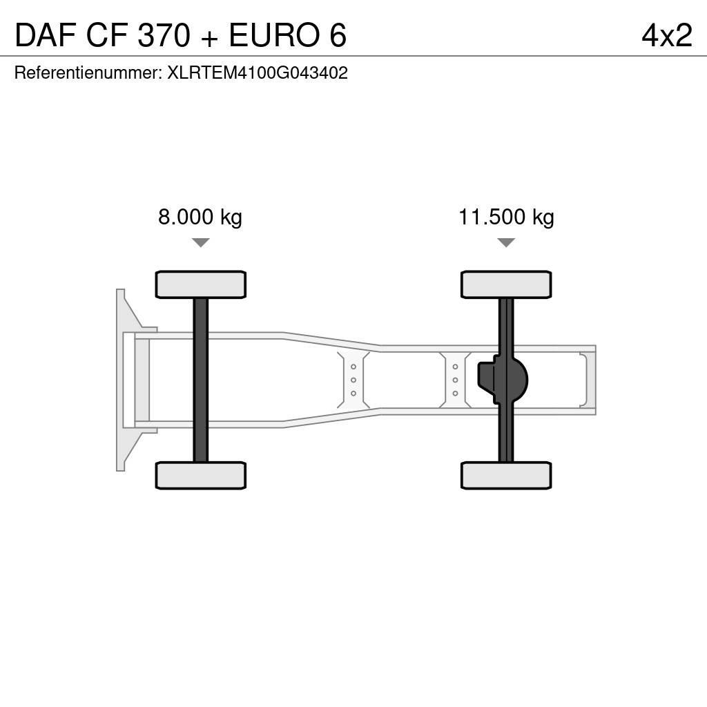 DAF CF 370 + EURO 6 Sadulveokid