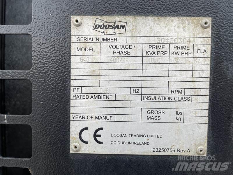 Doosan G 40 Diiselgeneraatorid