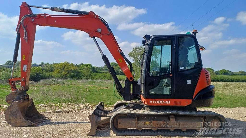 Kubota KX 080-4 Väikeekskavaatorid 7t-12t