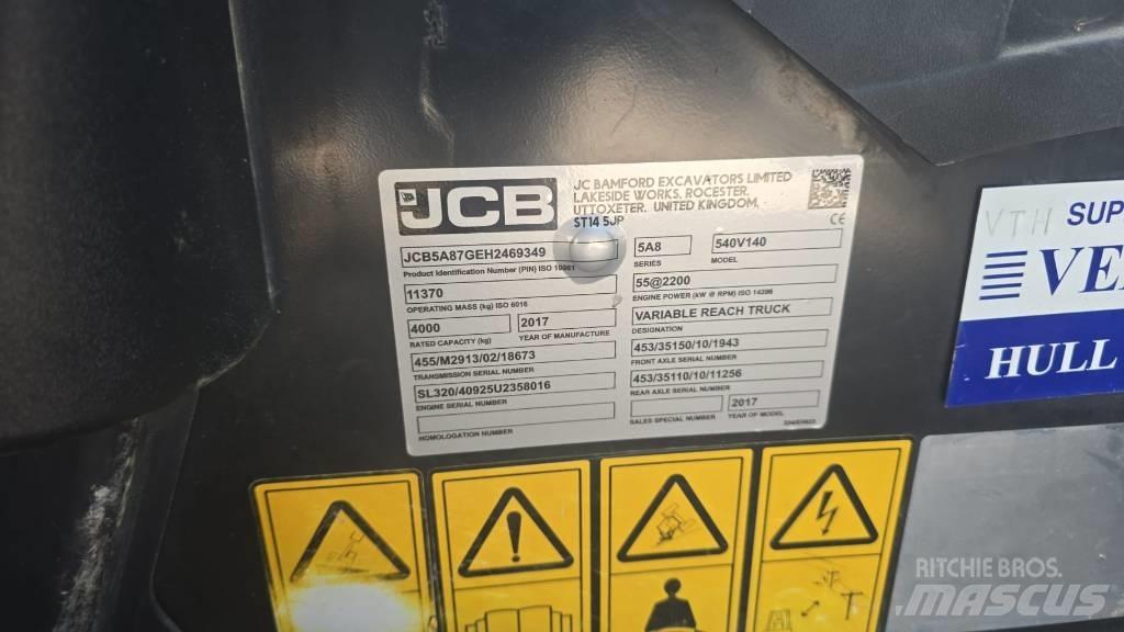 JCB 540-140 Teleskooplaadurid