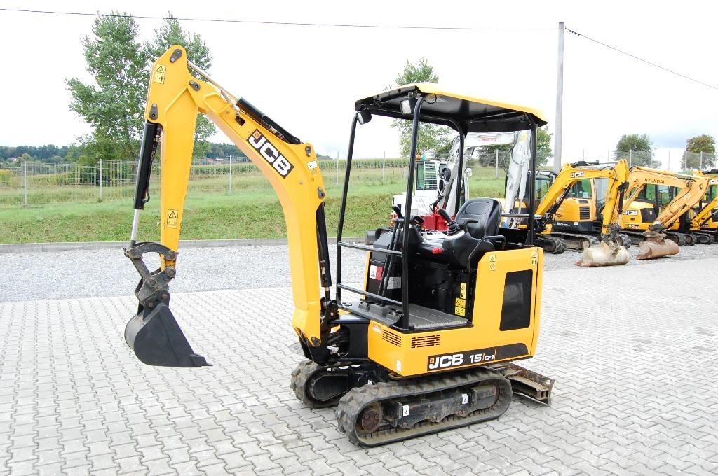 JCB 15 C-1 JCB 16C-1 Miniekskavaatorid < 7 t