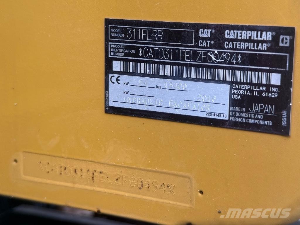 CAT 311 FL RR Roomikekskavaatorid