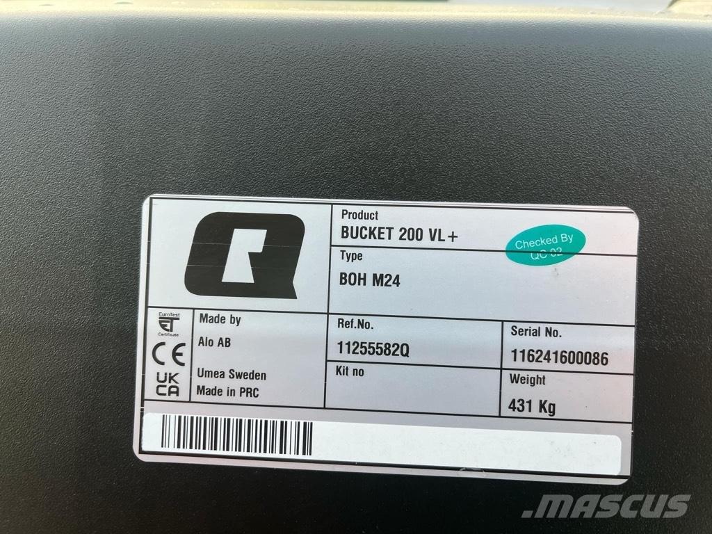  Ålø VL+ 200 Kornskovl Teleskooplaadurid