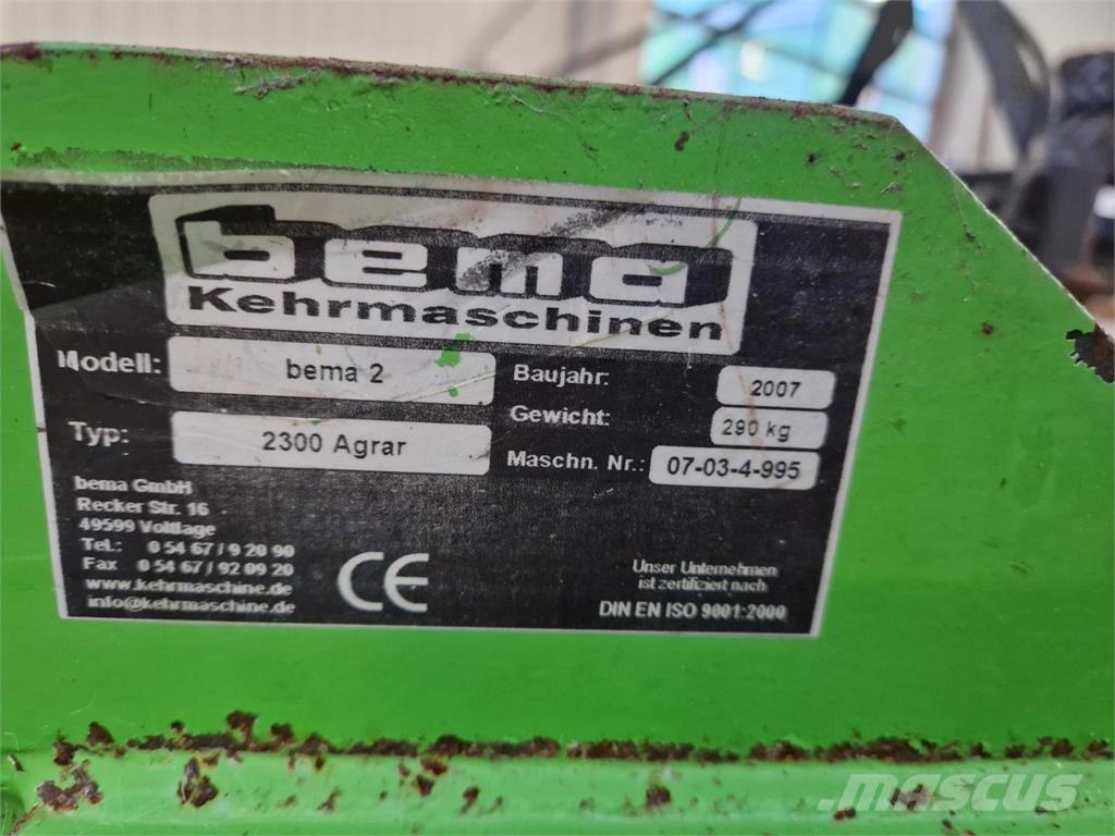 Bema 2300 Agrar Tänavapuhastusmasinad