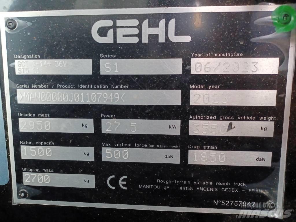 Gehl GCT 3-14 PLUS Rataslaadurid