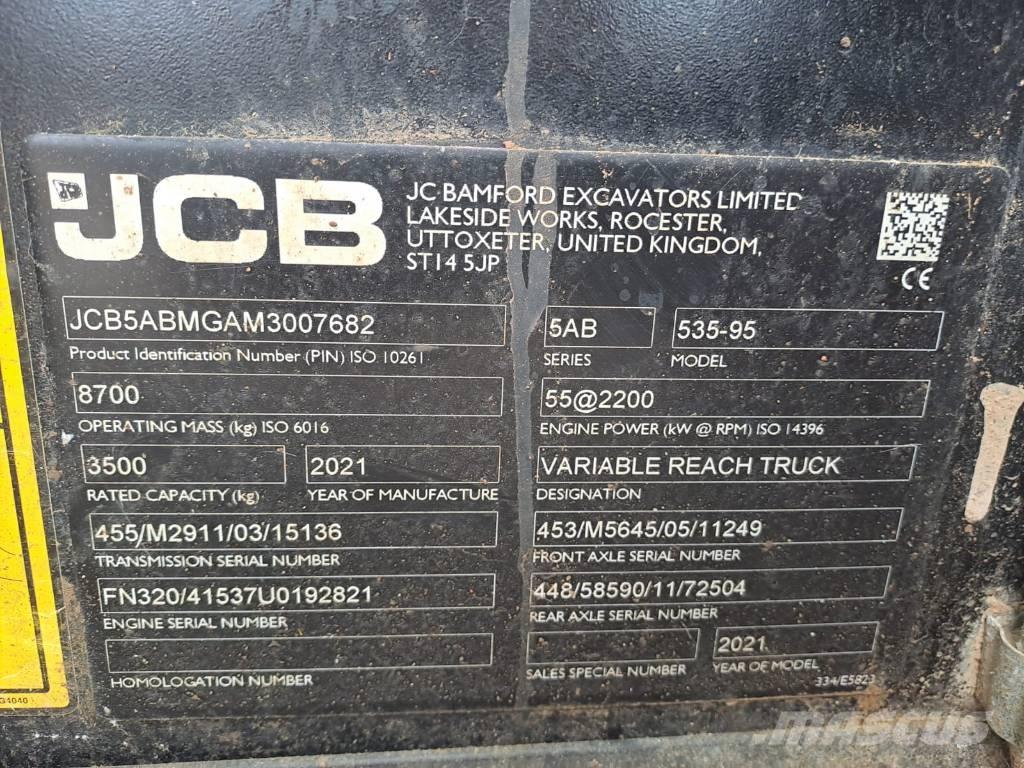 JCB 535-95 Teleskooplaadurid