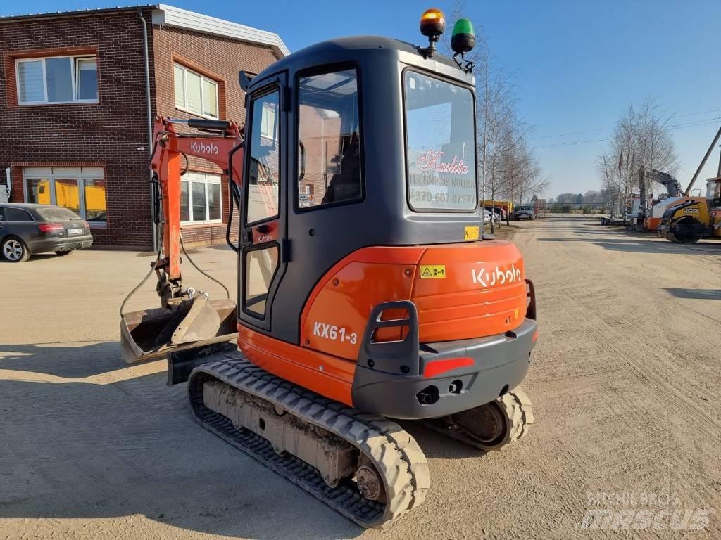 Kubota KX 61-3 Miniekskavaatorid < 7 t