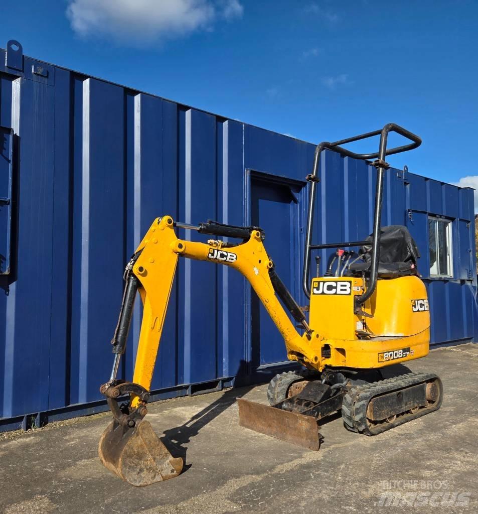 JCB 8008 CTS 3 Bkts Miniekskavaatorid < 7 t