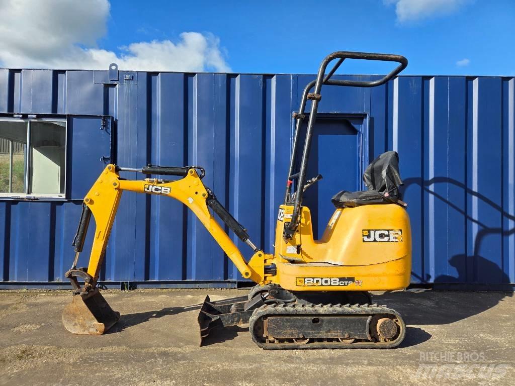 JCB 8008 CTS 3 Bkts Miniekskavaatorid < 7 t