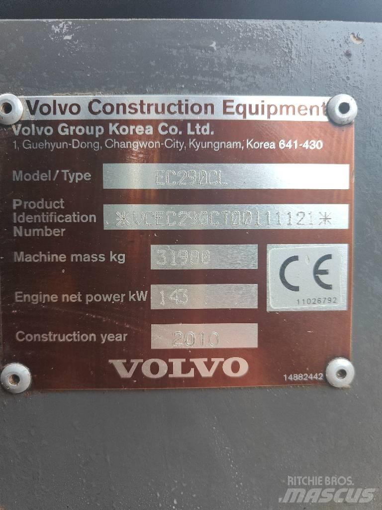 Volvo EC 290 C L Roomikekskavaatorid