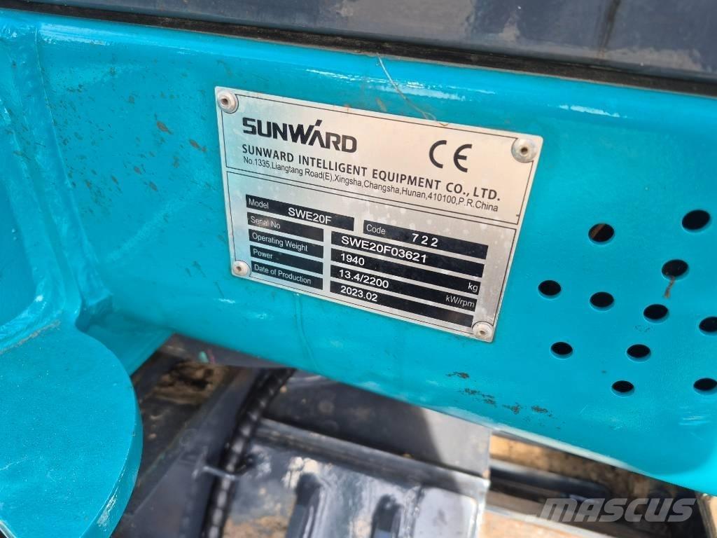 Sunward SWE 20 F Miniekskavaatorid < 7 t