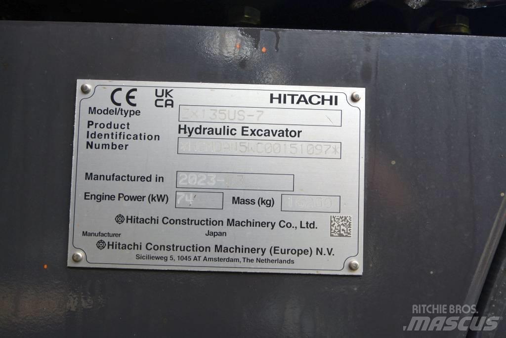 Hitachi ZX 135 US-7 Roomikekskavaatorid