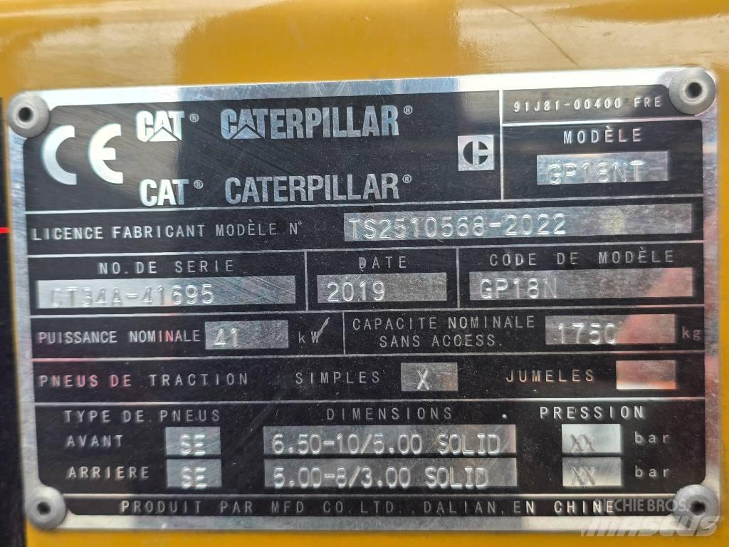CAT GP 18 NT Gaasitõstukid