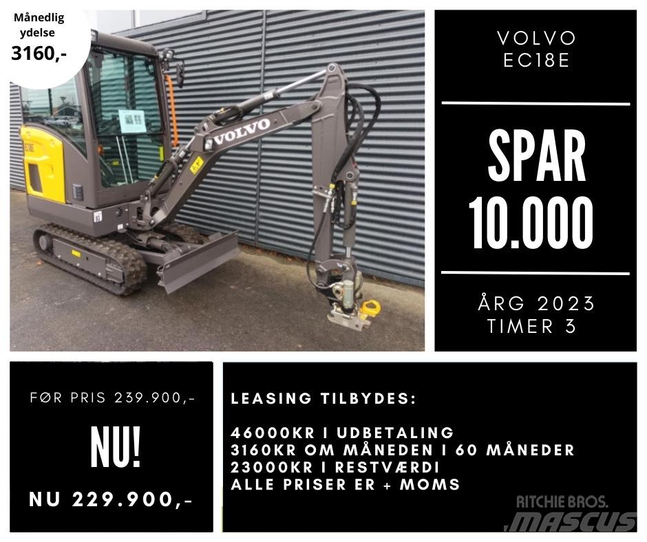 Volvo EC 18 E Miniekskavaatorid < 7 t