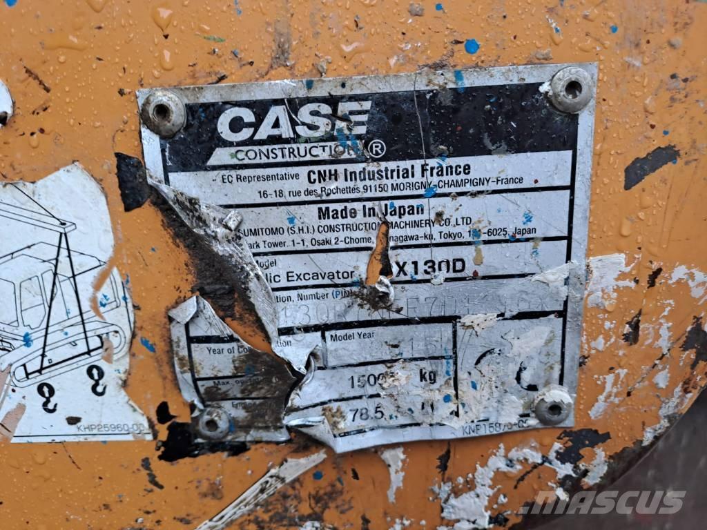CASE CX 130 D Roomikekskavaatorid