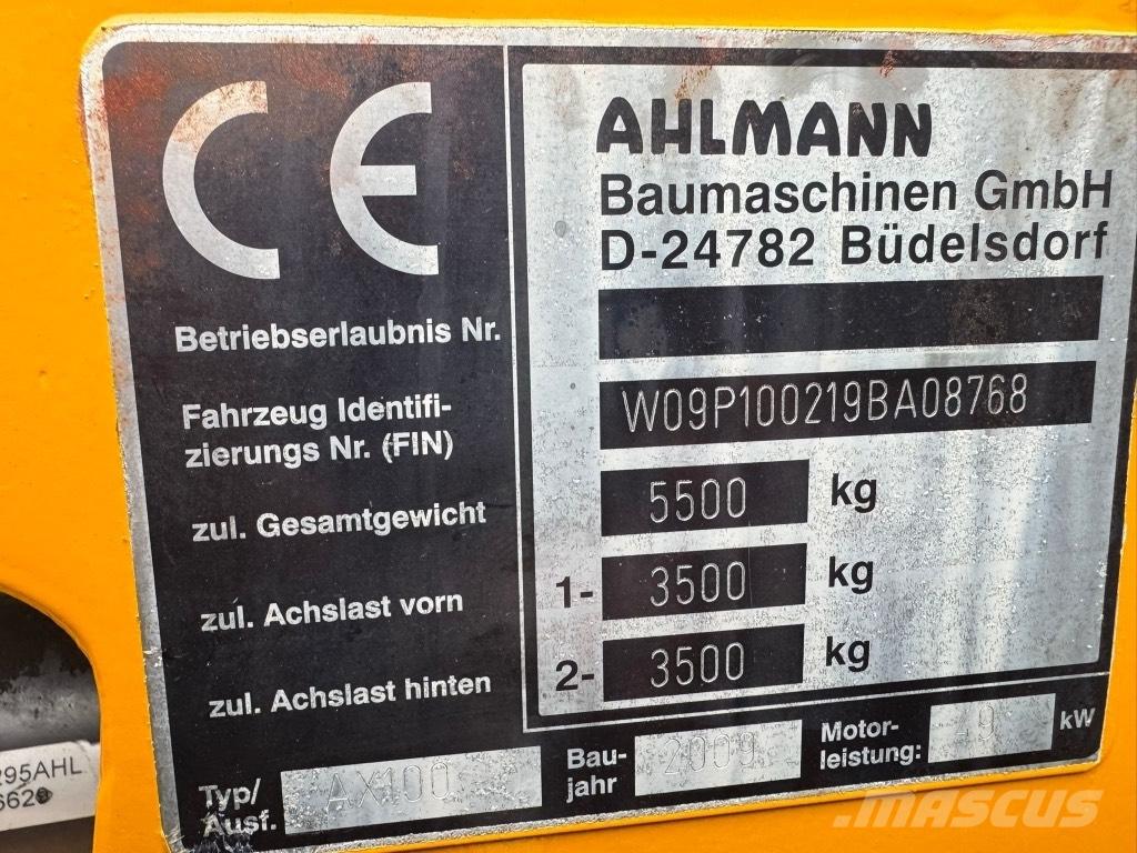 Allman AX 100 Rataslaadurid