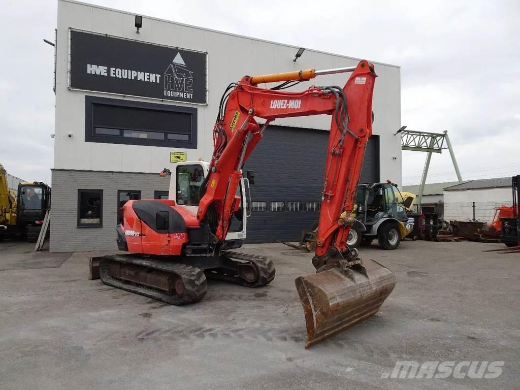 Kubota KX080-3 Miniekskavaatorid < 7 t