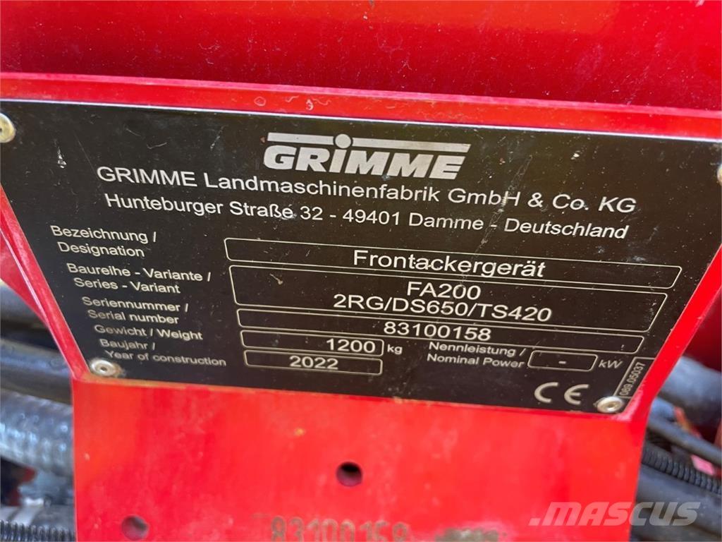 Grimme FA 200 Kartulitehnika - Muud