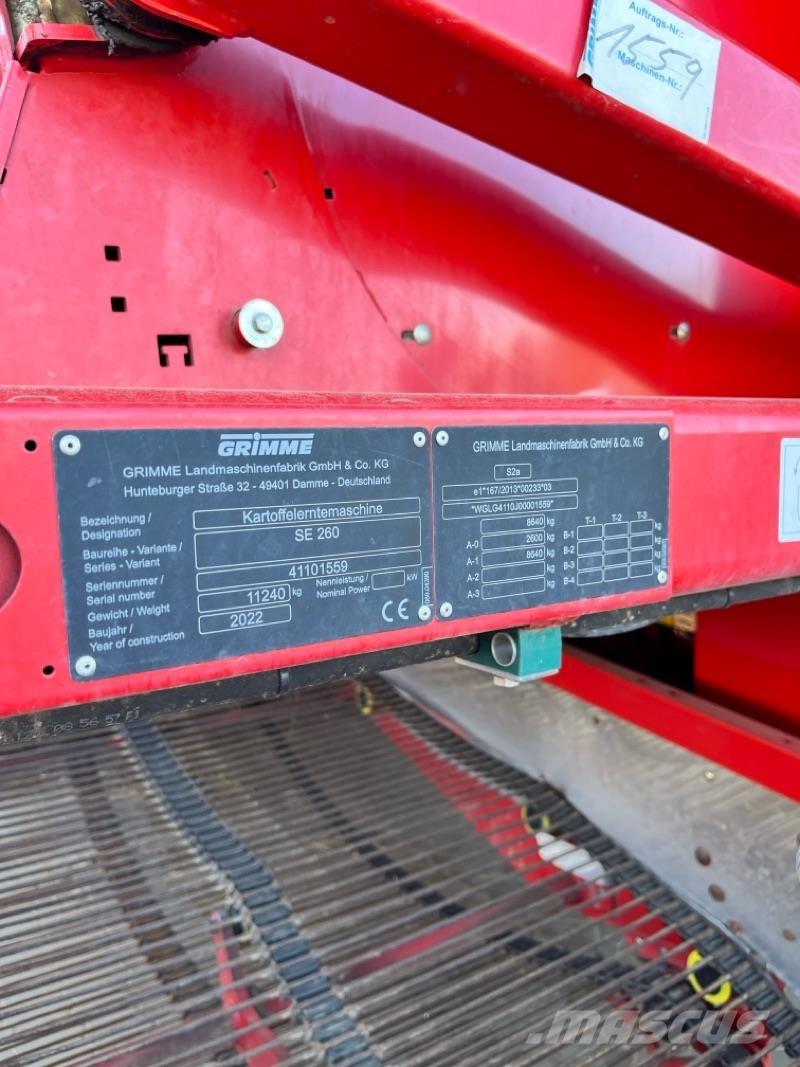 Grimme SE260 Muud põllumajandusmasinad