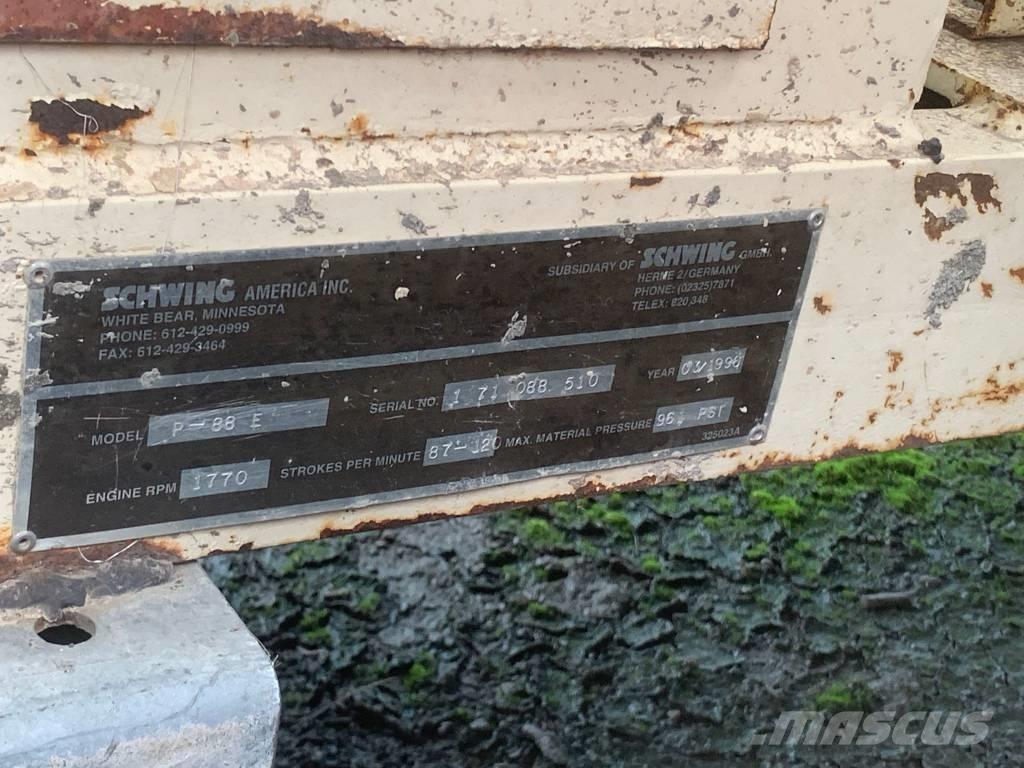 Schwing P88E Betooni pumpautod